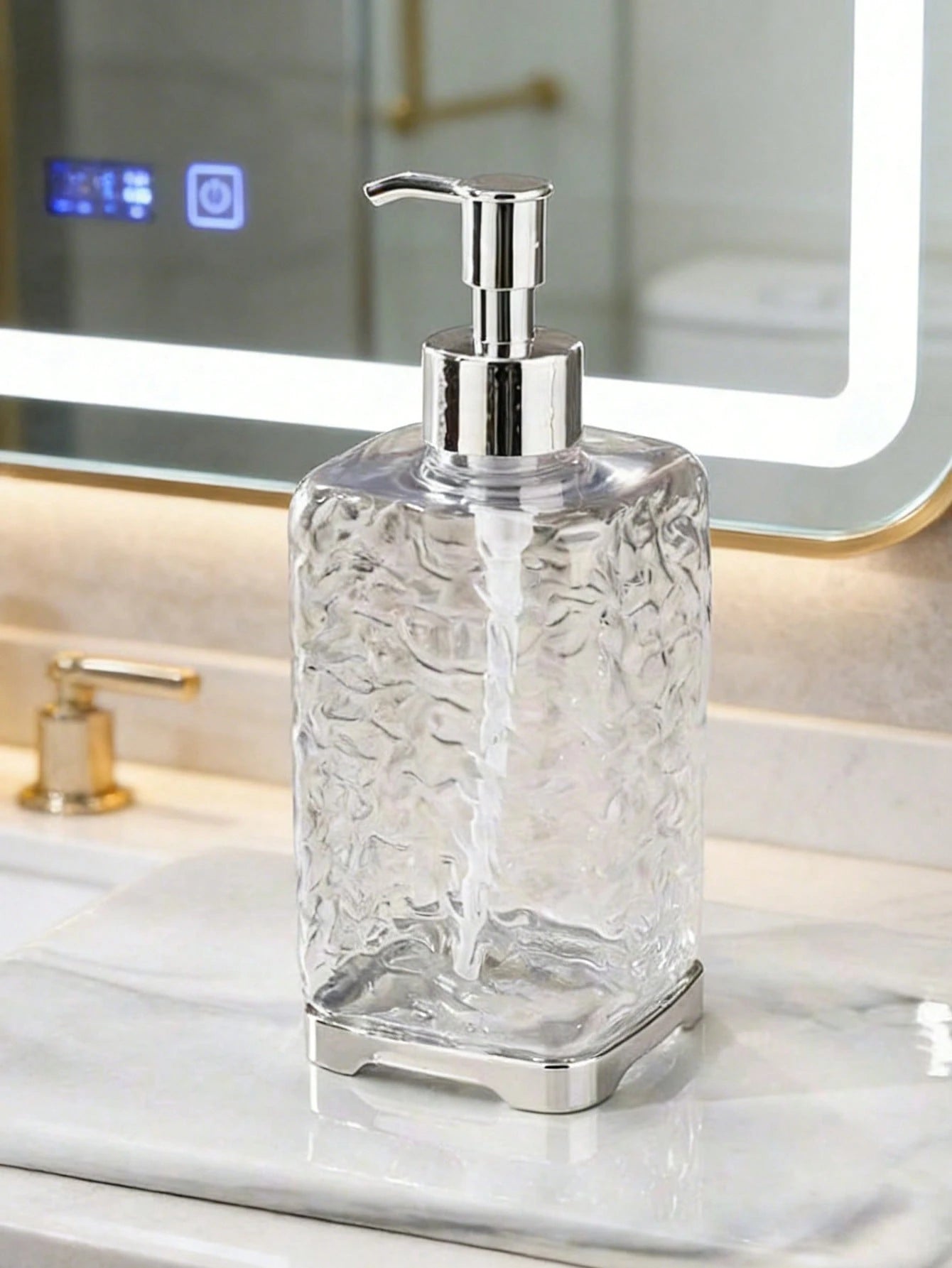 300/400ML/600ML Hotel Bathroom Shower Gel/Shampoo Refillable Bottle, Soap Dispenser
