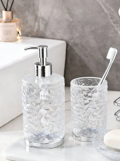 300/400ML/600ML Hotel Bathroom Shower Gel/Shampoo Refillable Bottle, Soap Dispenser