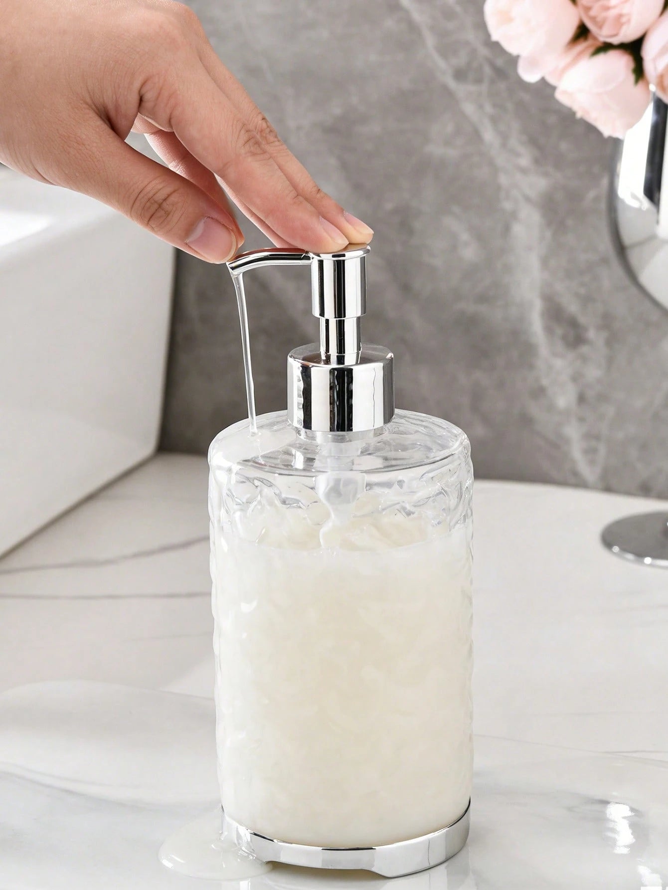 300/400ML/600ML Hotel Bathroom Shower Gel/Shampoo Refillable Bottle, Soap Dispenser