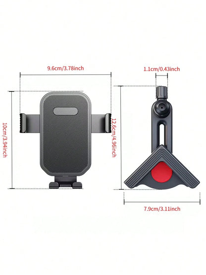 360° Adjustable 3-Point Stable Clip Center Display Screen Mount Holder, Suitable For Tesla Y/3, Compatible With Devices Up To 1.06 Inch Thick, Vertical Or Horizontal Phone Screen