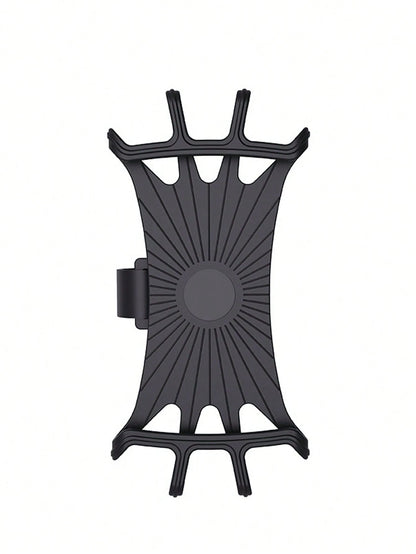 360° Rotatable Silicone Phone Holder For Stroller, Fits 4" To 6.2" Smartphone Screens