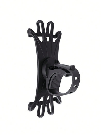 360° Rotatable Silicone Phone Holder For Stroller, Fits 4" To 6.2" Smartphone Screens