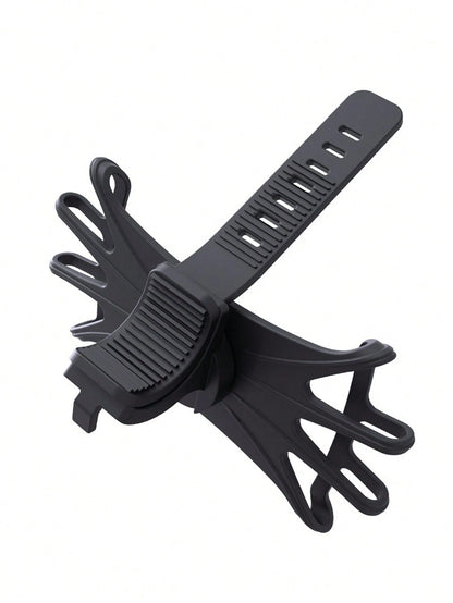 360° Rotatable Silicone Phone Holder For Stroller, Fits 4" To 6.2" Smartphone Screens