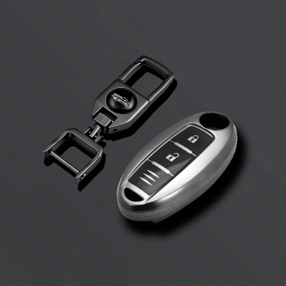 3Buttons Car Key Case Cover Shell For Tiida Qashqai X-TRAIL Terra18 370Z MARCH 15 High-End Models Accessories