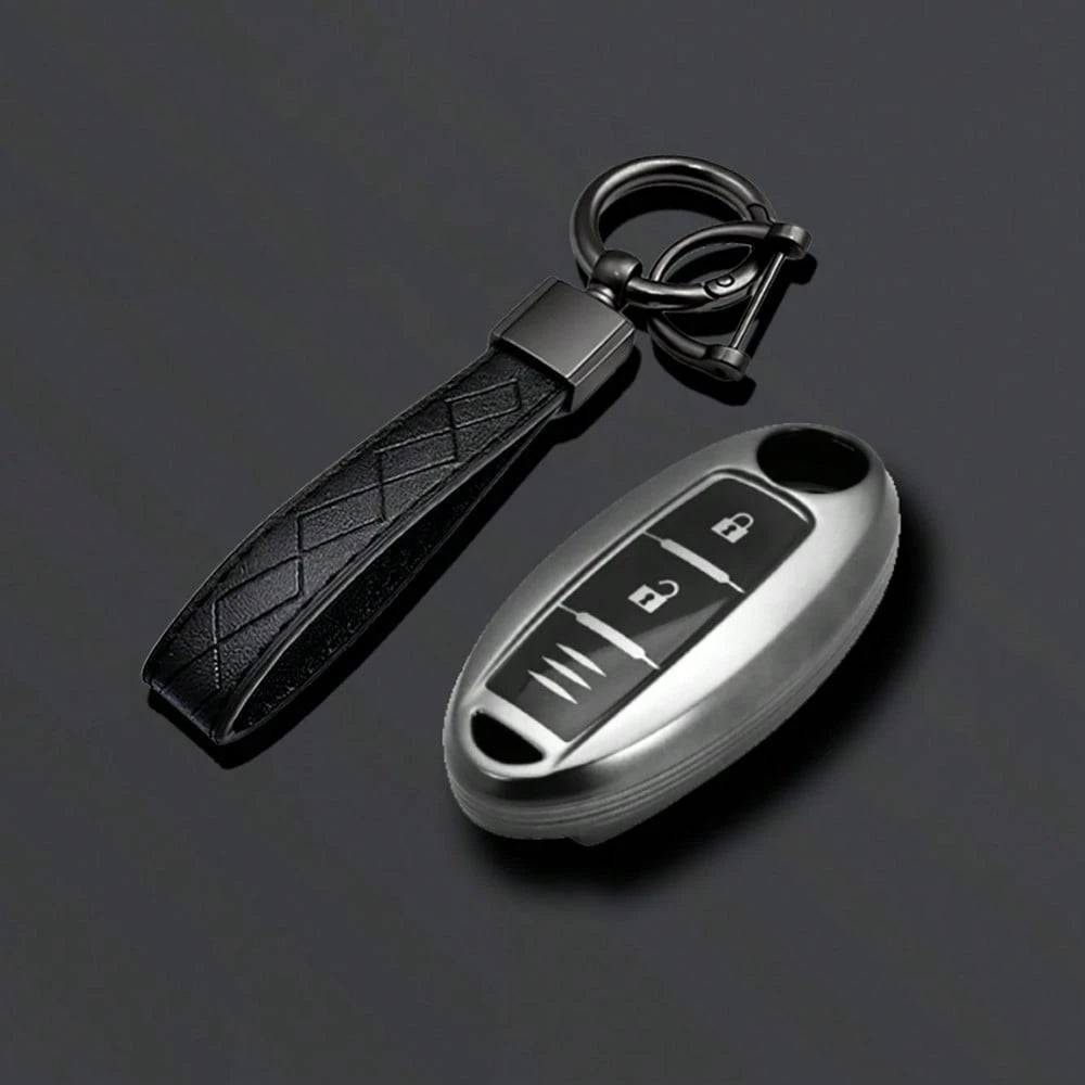 3Buttons Car Key Case Cover Shell For Tiida Qashqai X-TRAIL Terra18 370Z MARCH 15 High-End Models Accessories