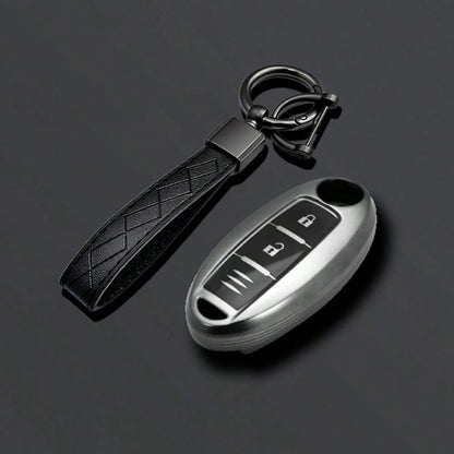 3Buttons Car Key Case Cover Shell For Tiida Qashqai X-TRAIL Terra18 370Z MARCH 15 High-End Models Accessories