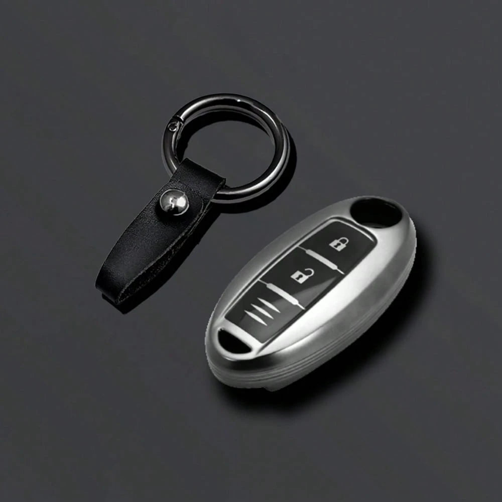 3Buttons Car Key Case Cover Shell For Tiida Qashqai X-TRAIL Terra18 370Z MARCH 15 High-End Models Accessories