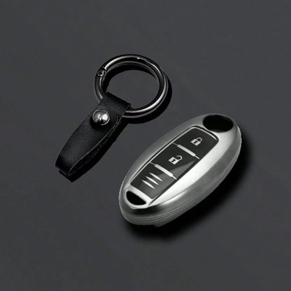 3Buttons Car Key Case Cover Shell For Tiida Qashqai X-TRAIL Terra18 370Z MARCH 15 High-End Models Accessories
