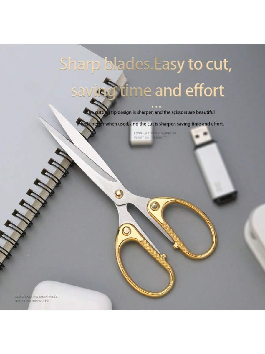 3pcs Scissors Set: 4.7", 5.3", 6" Ultra-Sharp Blades, Office Scissors, Multi-Purpose For Home, School, Sewing, Arts & Crafts