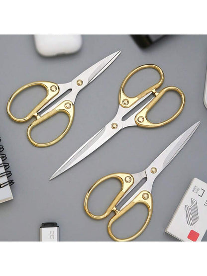 3pcs Scissors Set: 4.7", 5.3", 6" Ultra-Sharp Blades, Office Scissors, Multi-Purpose For Home, School, Sewing, Arts & Crafts