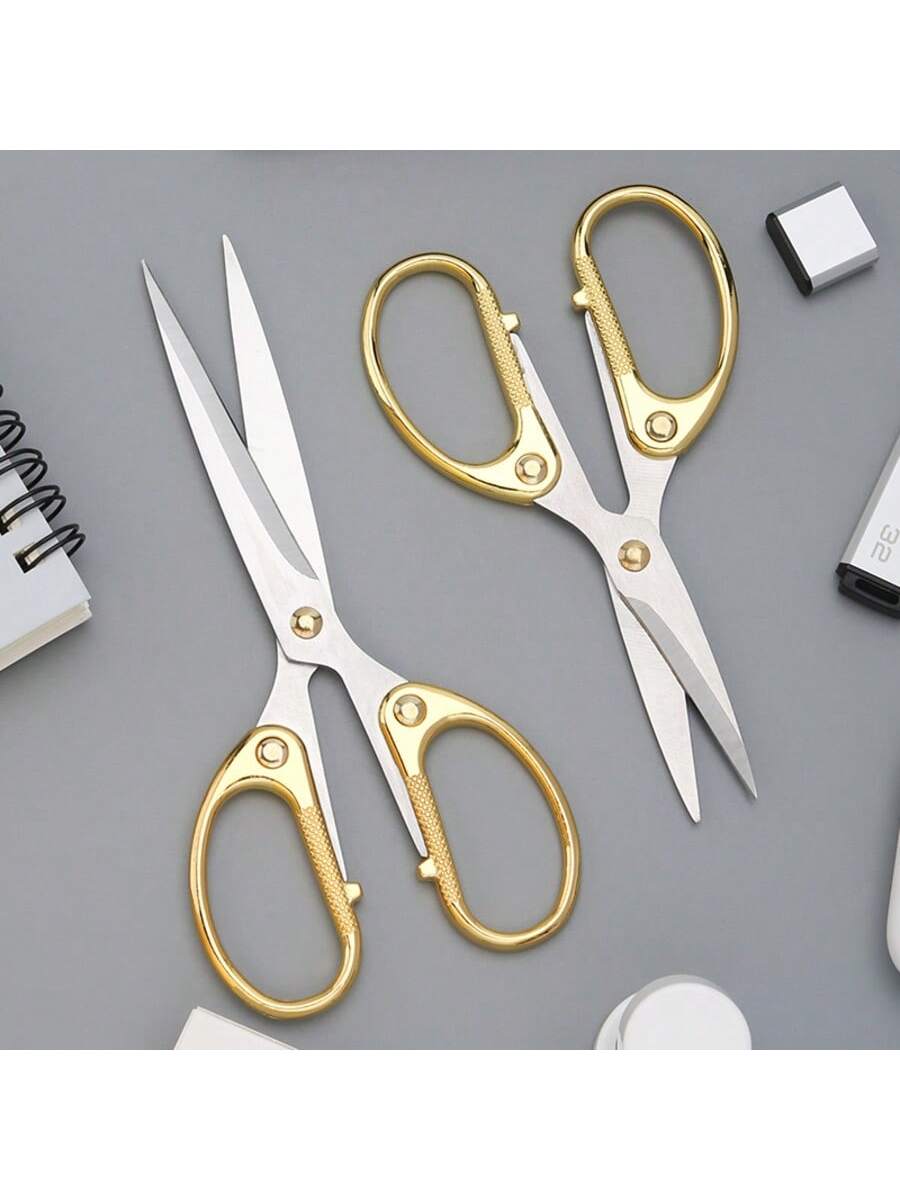 3pcs Scissors Set: 4.7", 5.3", 6" Ultra-Sharp Blades, Office Scissors, Multi-Purpose For Home, School, Sewing, Arts & Crafts