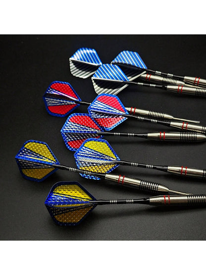 3pcs/Set Of 24g Darts Colorful Stainless Steel Metal Tip Darts Are Anti-Falling, Dedicated To Training And Competitions,Adult Party Games Suitable For Halloween/Christmas/Thanksgiving