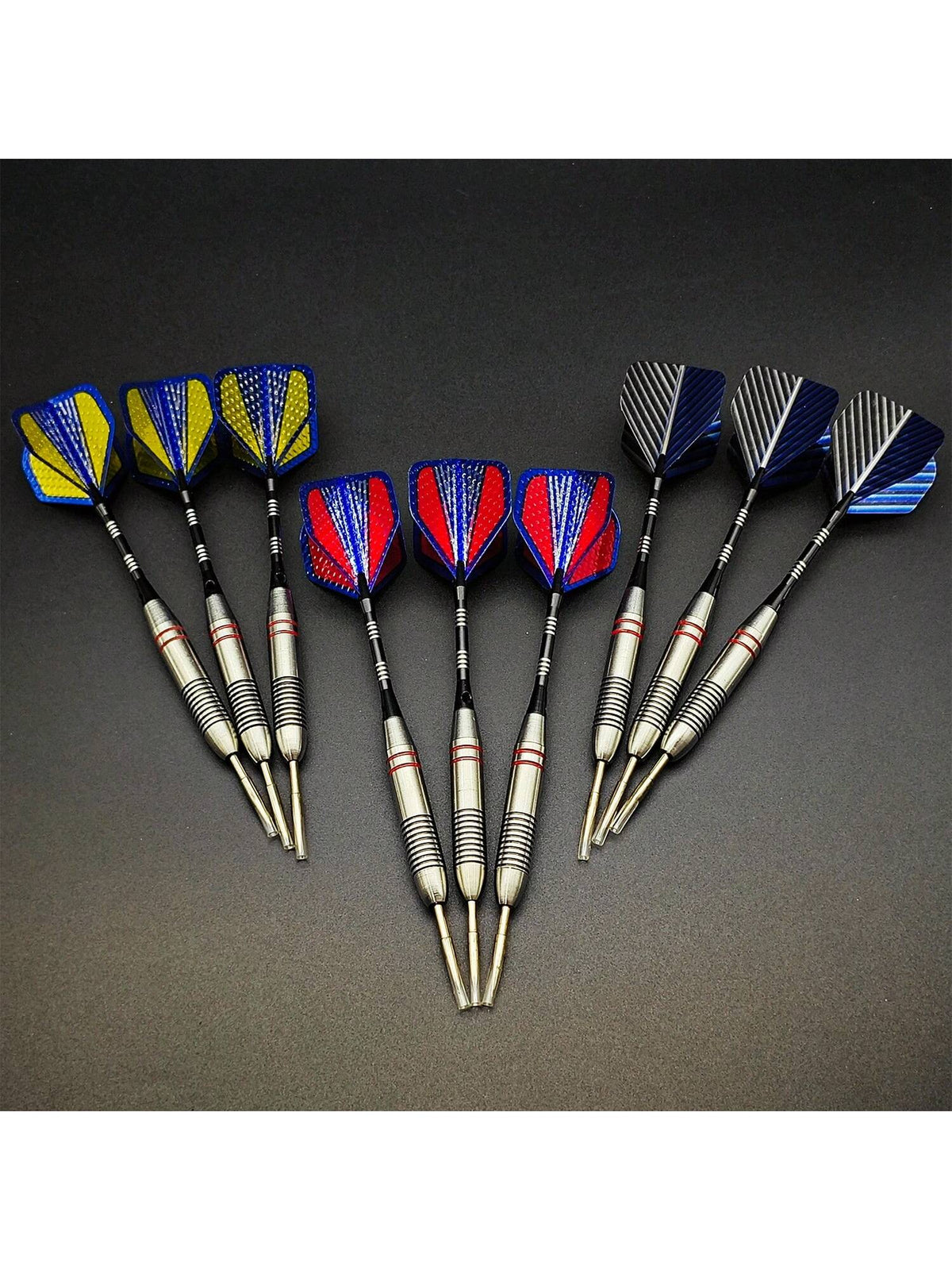 3pcs/Set Of 24g Darts Colorful Stainless Steel Metal Tip Darts Are Anti-Falling, Dedicated To Training And Competitions,Adult Party Games Suitable For Halloween/Christmas/Thanksgiving