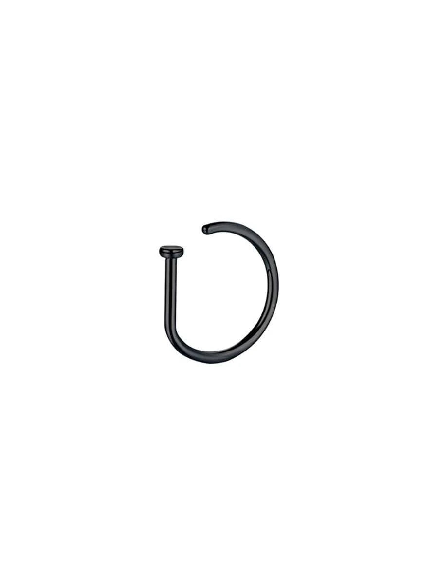 3Pcs Women Men Fake Piering Nose Ring Fashion D-Shape Punk Non Piercing Nose Clip Stainless Steel Perforation Septum Body Jewelry