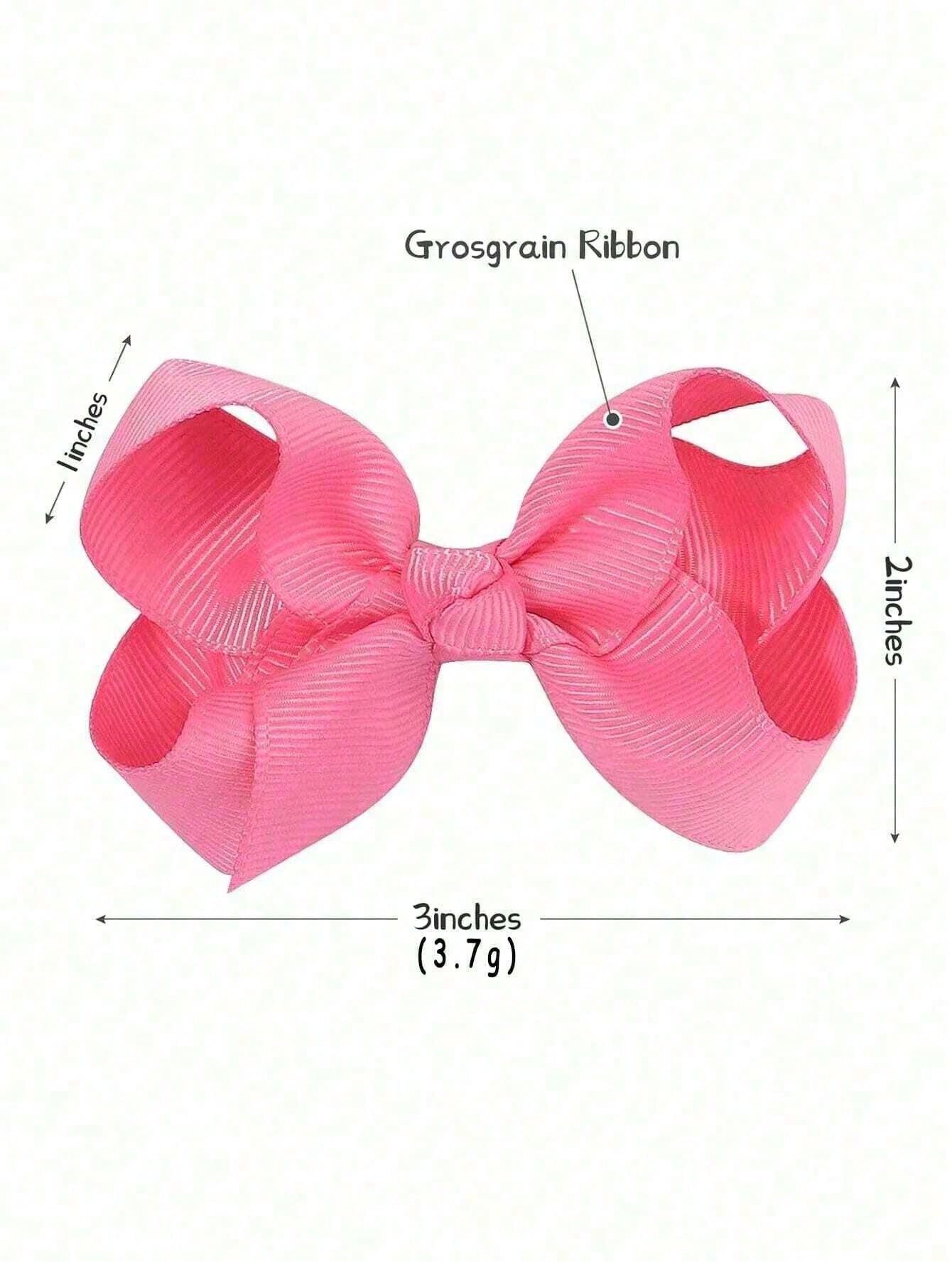 4/20/40/60pcs Random Color Satin Bow Hair Clips, Suitable For Girls, Toddlers, Children For Daily Wear And Holiday Gifts