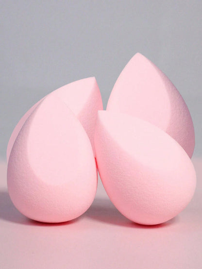 4/6/10/16/20/24/30pcs Professional Double-Sided Makeup Sponge Set, Velvet Texture 3-In-1 Makeup Sponge Suitable For Concealer, Foundation, Cream, Powder, Daily Home Bedroom Vanity Travel Practical Mul