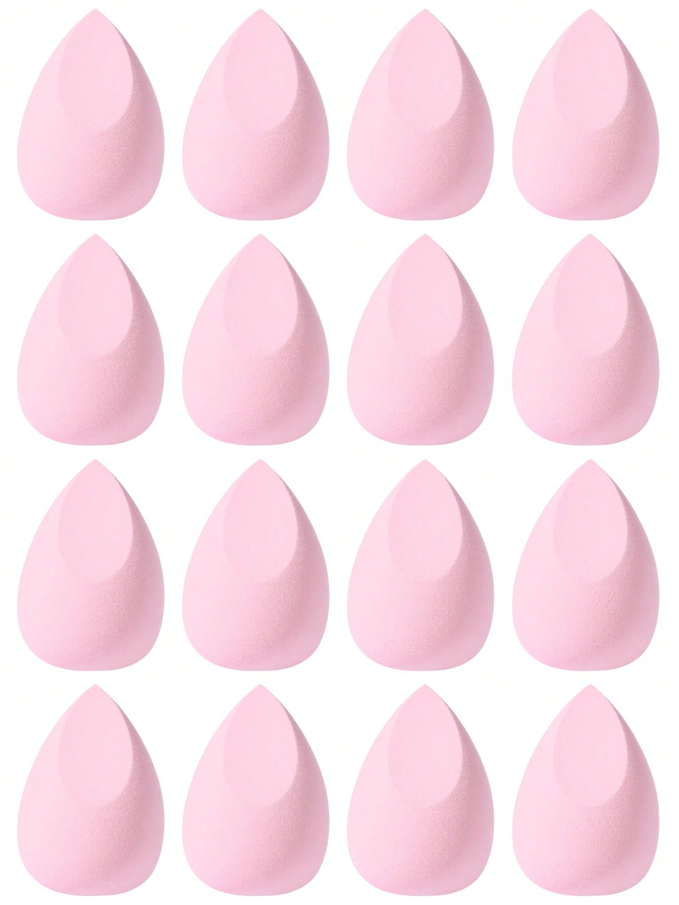 4/6/10/16/20/24/30pcs Professional Double-Sided Makeup Sponge Set, Velvet Texture 3-In-1 Makeup Sponge Suitable For Concealer, Foundation, Cream, Powder, Daily Home Bedroom Vanity Travel Practical Mul