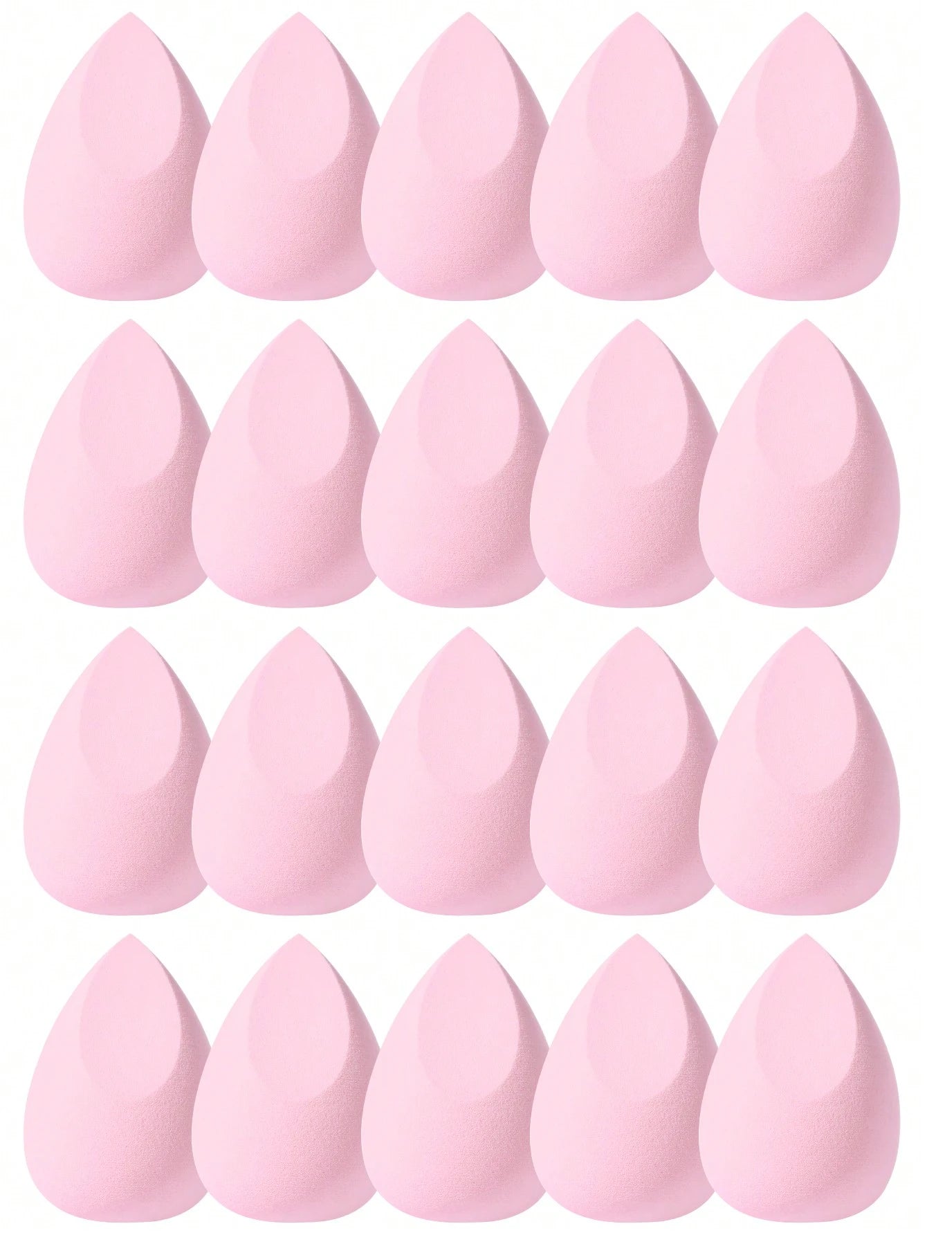 4/6/10/16/20/24/30pcs Professional Double-Sided Makeup Sponge Set, Velvet Texture 3-In-1 Makeup Sponge Suitable For Concealer, Foundation, Cream, Powder, Daily Home Bedroom Vanity Travel Practical Mul