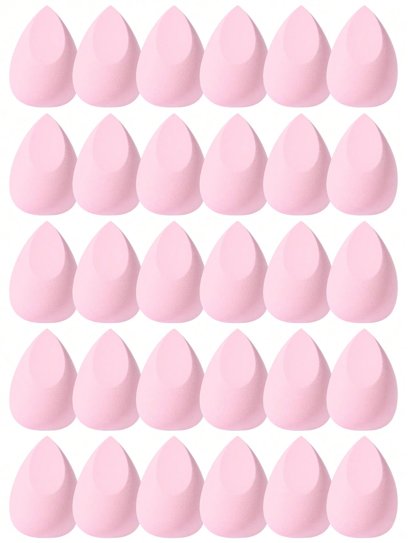 4/6/10/16/20/24/30pcs Professional Double-Sided Makeup Sponge Set, Velvet Texture 3-In-1 Makeup Sponge Suitable For Concealer, Foundation, Cream, Powder, Daily Home Bedroom Vanity Travel Practical Mul
