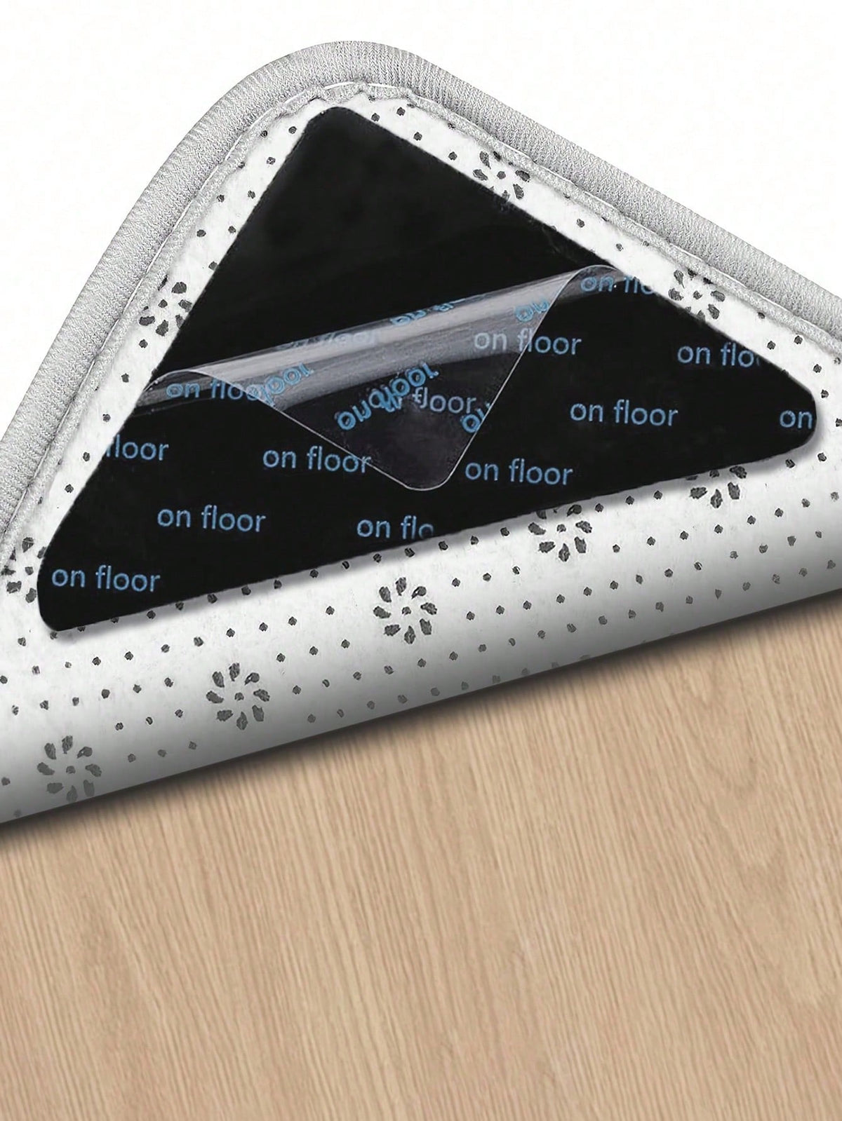 4/8/12pcs Large Washable Non-Slip Carpet Pads, Suitable For Hardwood Floors, Washable Carpet Tape, Double-Sided Sticky Carpet Pads, Durable PU Material, Ideal For Home Decor Carpet Laying, Hardwood Fl