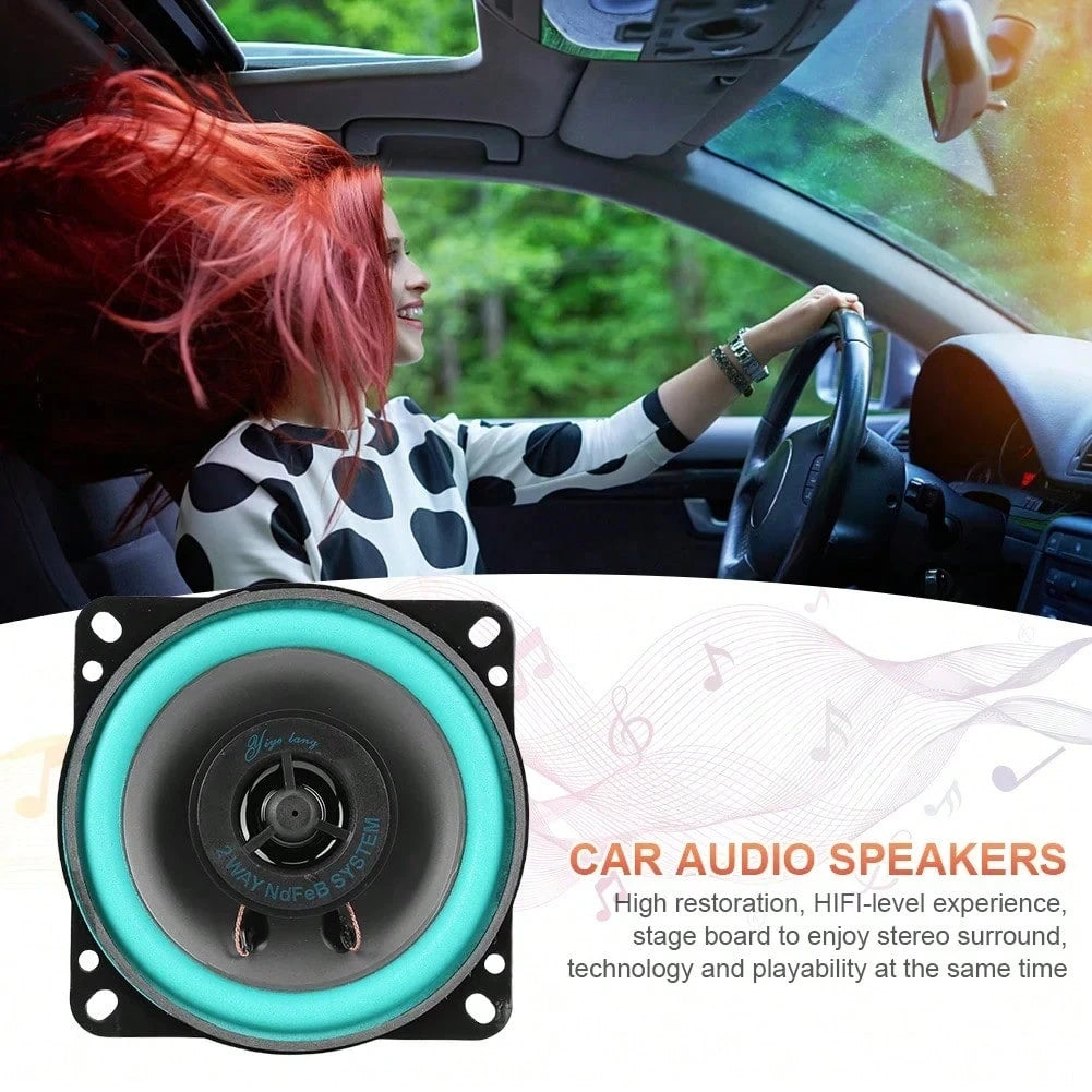 4 Inch 6.5 Inch Two-Way Car Coaxial Speakers Full Range Frequency Automotive Door Audio Stereo Subwoofer