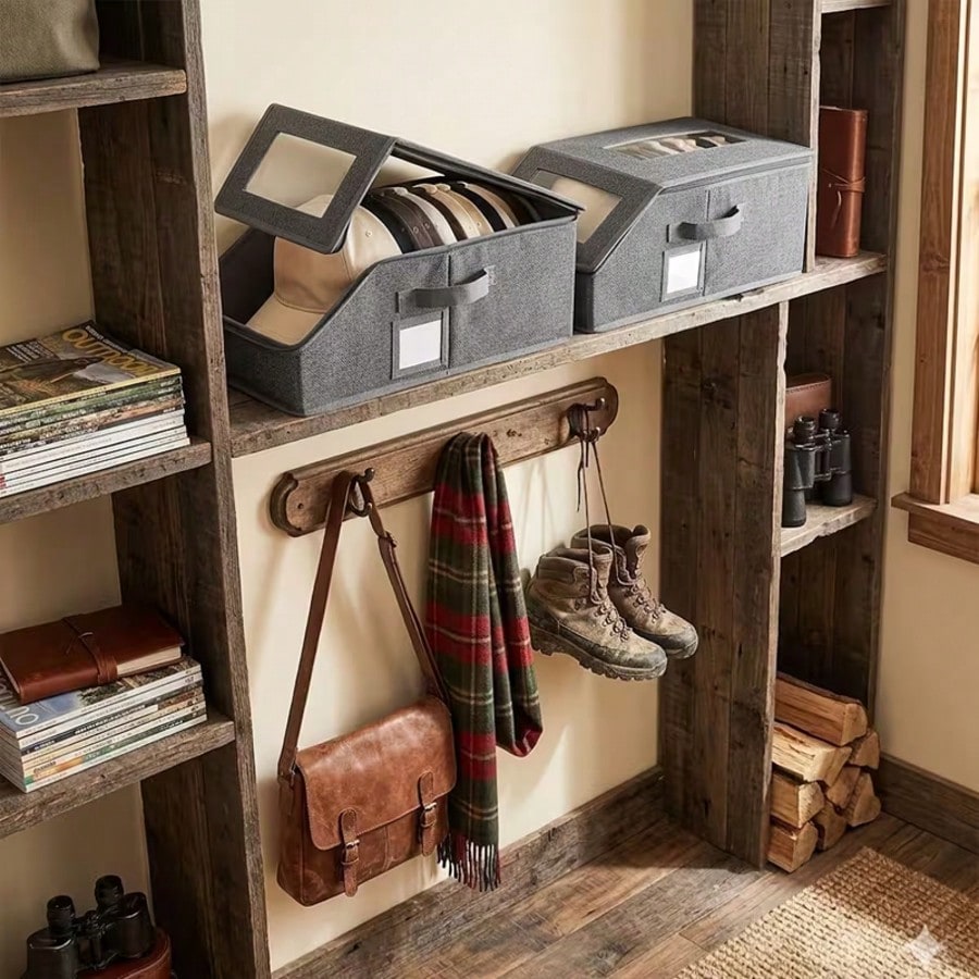 4 Pack Hat Storage For Baseball Caps, Hat Box With Clear View Window, Hat Organizer For Baseball Caps Holds