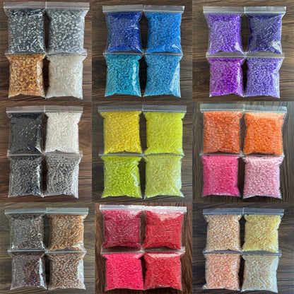 4 Packs Of 2000pcs 5mm Fuse Beads, Large Hole Beads, Suitable For DIY Jewelry Making- Fuse Beads, Pixel Art Beads, Creative Crafts- The Ideal Choice For Jewelry Designers