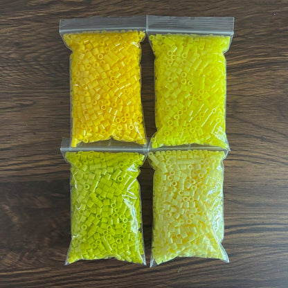 4 Packs Of 2000pcs 5mm Fuse Beads, Large Hole Beads, Suitable For DIY Jewelry Making- Fuse Beads, Pixel Art Beads, Creative Crafts- The Ideal Choice For Jewelry Designers