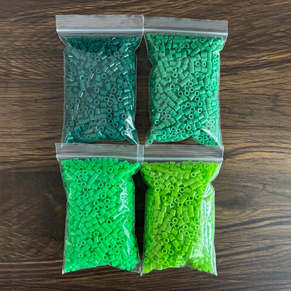 4 Packs Of 2000pcs 5mm Fuse Beads, Large Hole Beads, Suitable For DIY Jewelry Making- Fuse Beads, Pixel Art Beads, Creative Crafts- The Ideal Choice For Jewelry Designers