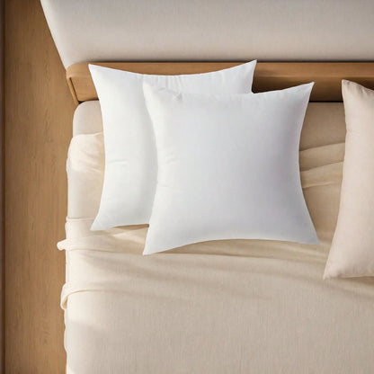 4-Piece White Pillow Core, Lightweight Down Instead Of Polyester Pillow, Sofa Cushion, Bed Pillow (4pc)