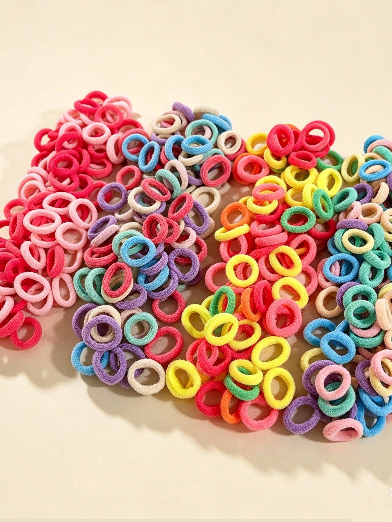 400pcs/Pack Colorful Cute Hair Ties For Kids, Holiday Party Decoration Hair Accessories