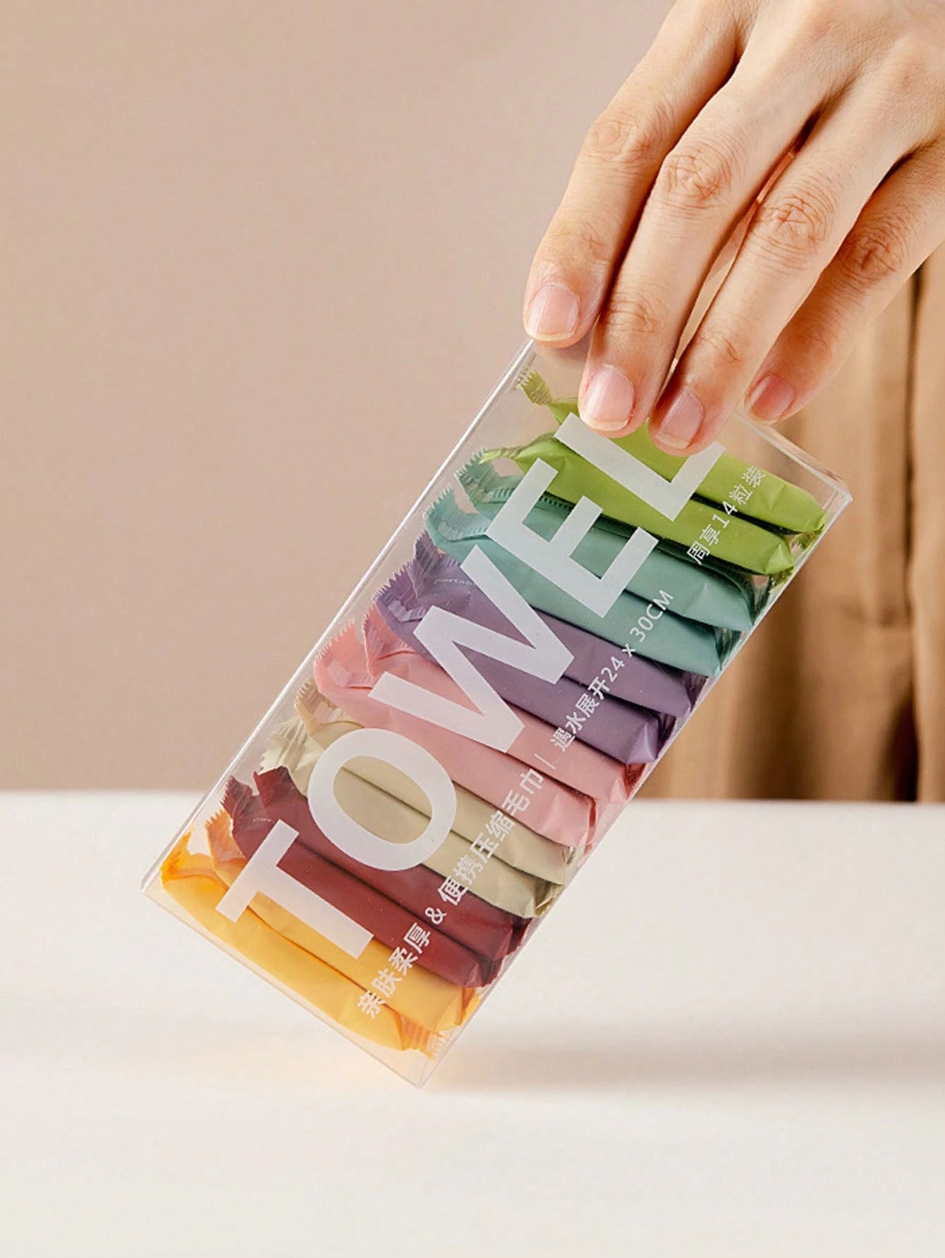 42/28/14/7 Pieces Compressed Disposable Washcloths Travel Portable Facial Cleansing Towel Thickened Wet And Dry Dual-Use Travel Essentials Travel Accessories Compact And Portable Honeymoon Use Compres