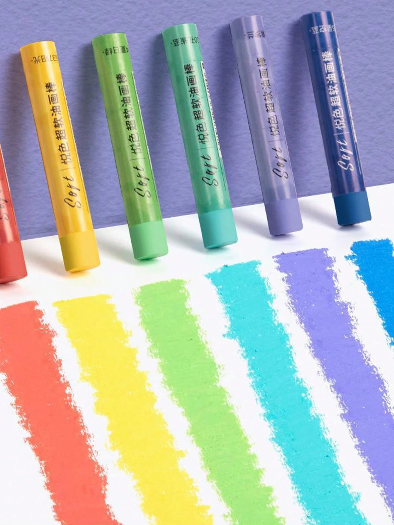 48-Color Soft Oil Pastel Set, Soft Wax Crayon Art Drawing, 36-Color Macaron & Marble Texture Suitable For Art Creation, Graffiti Painting And Other Drawing Tools