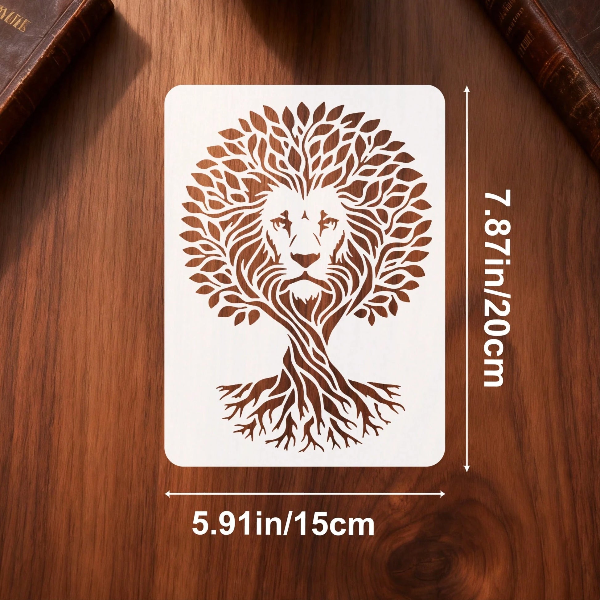 4pcs Animal Tree Of Life Painting Stencils, Washable And Reusable Tree Animal Doodle Templates, Suitable For DIY Crafts And Home Decor