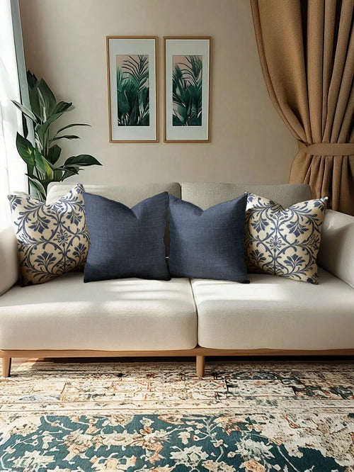 4pcs,Bohemian Style Pillow Covers,Home Decor,Gift,Polyester Material,Hidden Zipper,No Filling,Suitable For Home Decor,Living Room Decor,Pillow Covers,Cushion Covers,Pillowcase,Sofa Decorative Cushion