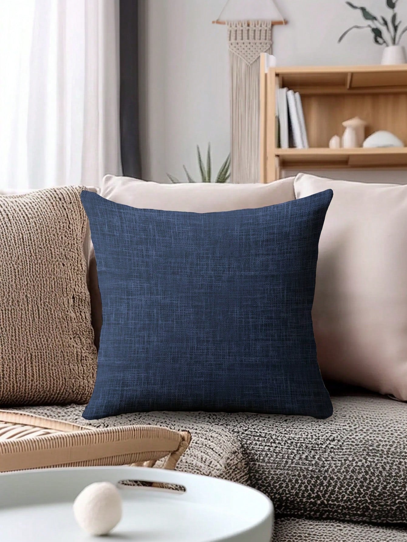 4pcs,Bohemian Style Pillow Covers,Home Decor,Gift,Polyester Material,Hidden Zipper,No Filling,Suitable For Home Decor,Living Room Decor,Pillow Covers,Cushion Covers,Pillowcase,Sofa Decorative Cushion