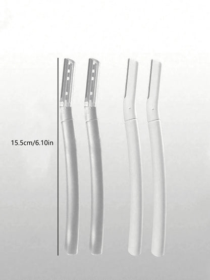 4Pcs Eyebrow Trimmer, Anti-Scratch Razor, Suitable For Eyebrow & Facial Hair Grooming & Upper Lip Hair Removal,Makeup,Cheap,Room Decor,Vanity,Travel,Bedroom,Makeup Accessories,Eyebrow Razor,Cheap,Stoc