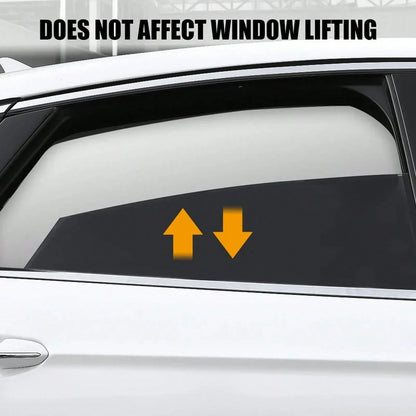4pcs Magnetic Car Side Window Umbrella- Titanium Silver Front And Rear Privacy Curtains, Sunscreen, Suitable For Velvet And Diaper Changing, Suitable For Cars, Cars, SUVs, Strong Adhesion, Can Be Use