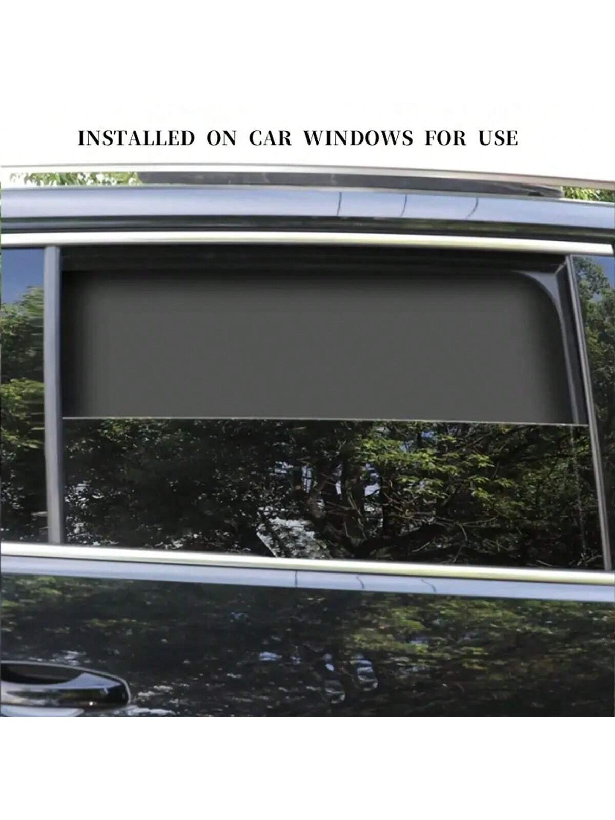 4pcs Magnetic Curtain Protector Car Window Sunshade, Car Side Window Sunshade, Sunscreen, Heat Insulation And Cooling, UV Protection, Thermal Privacy Curtain, Suitable For Most Models