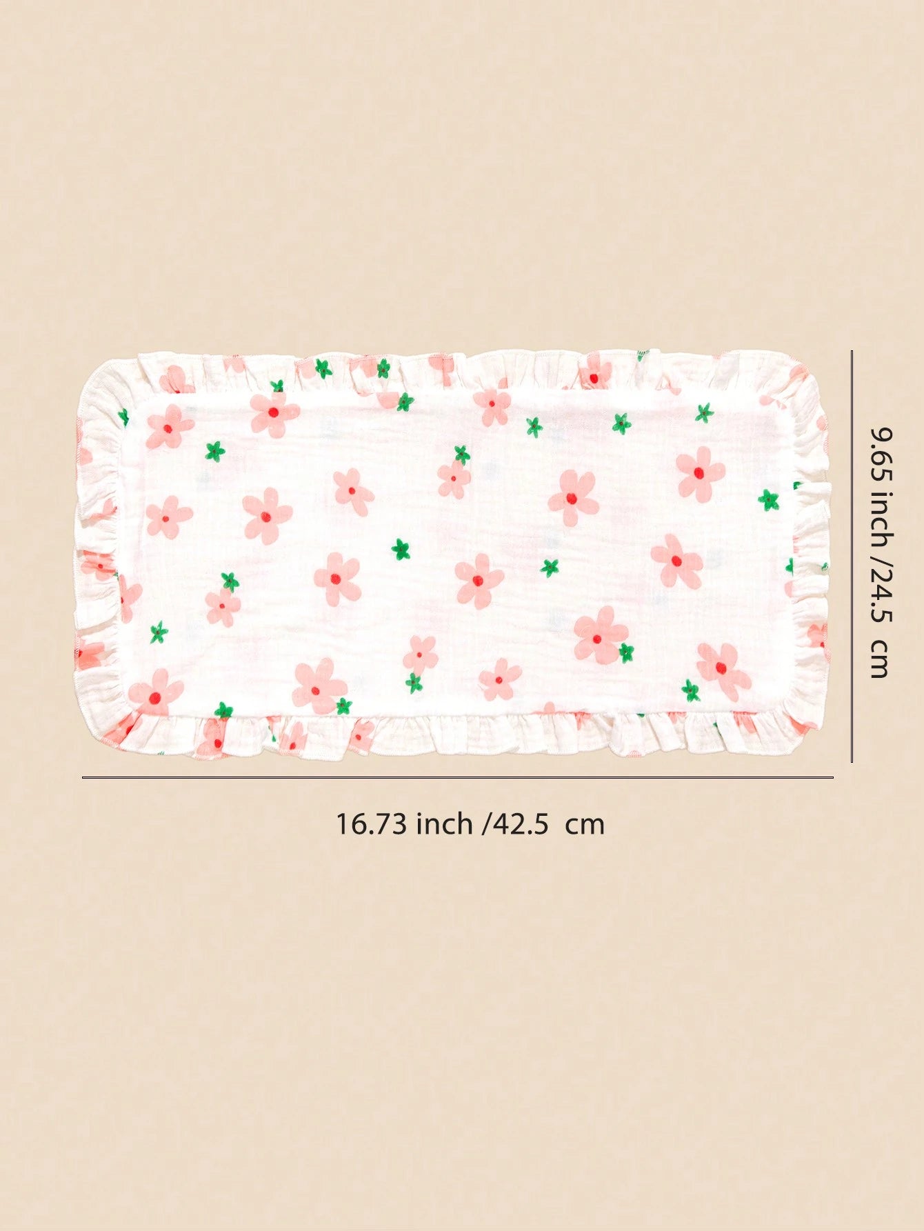 4pcs Pure Cotton Soft & Multi-Functional Baby Burp Cloth