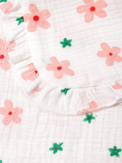 4pcs Pure Cotton Soft & Multi-Functional Baby Burp Cloth