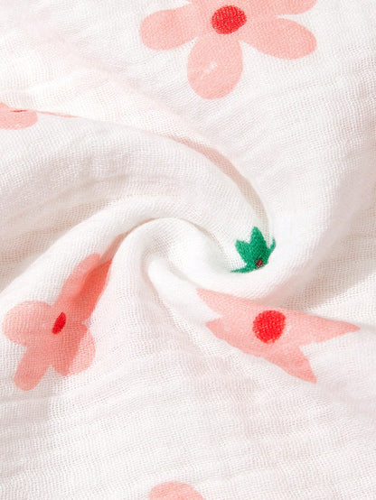 4pcs Pure Cotton Soft & Multi-Functional Baby Burp Cloth
