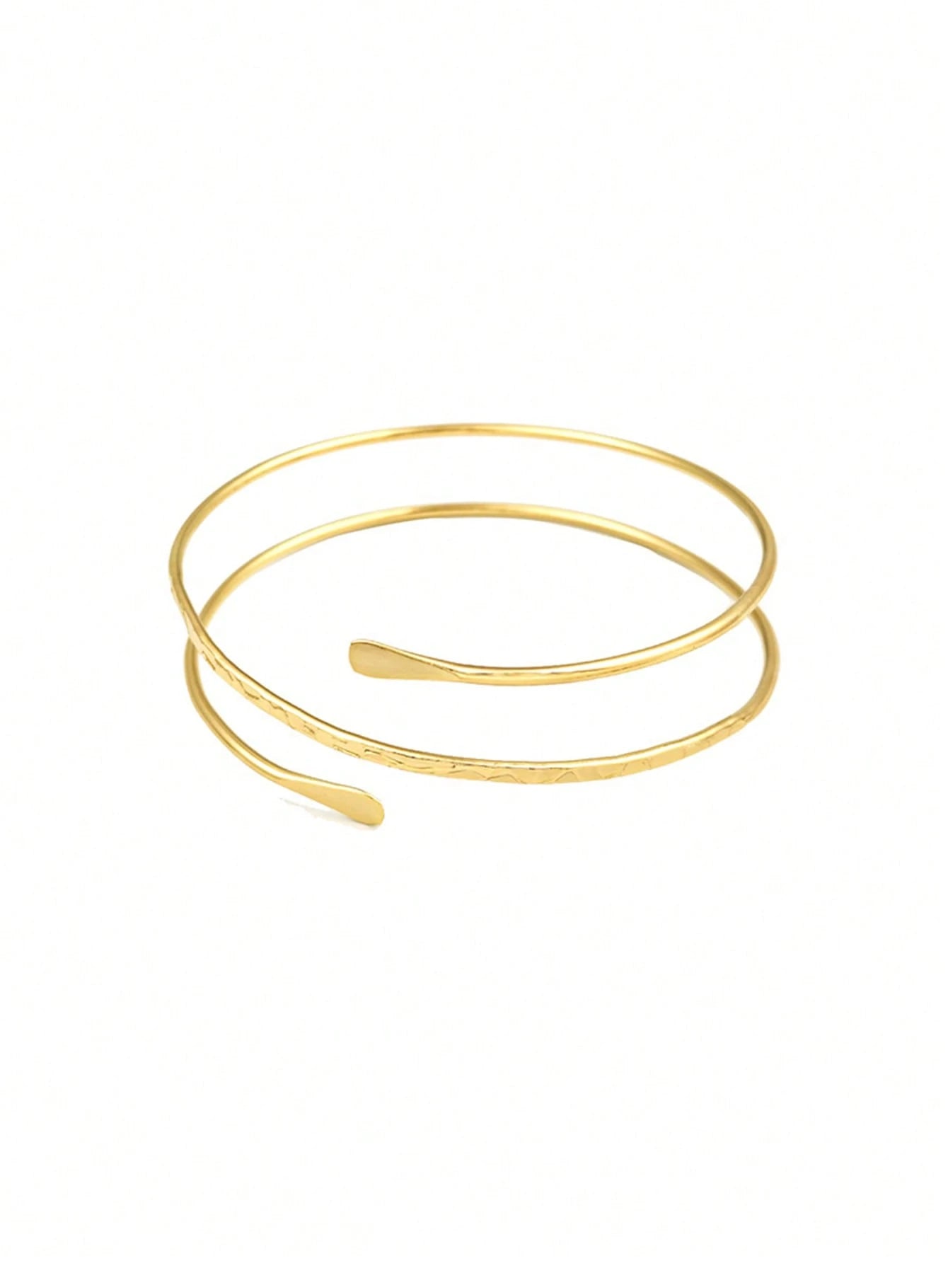 4pcs/Set Minimalist Metal Arm Cuff Bracelet, Adjustable Armlet, Suitable For Daily Wear, Street Style And Vacation