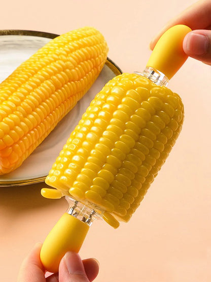 4pcs Stainless Steel Corn Fixer, Small Yellow Corn Fork For Barbecue