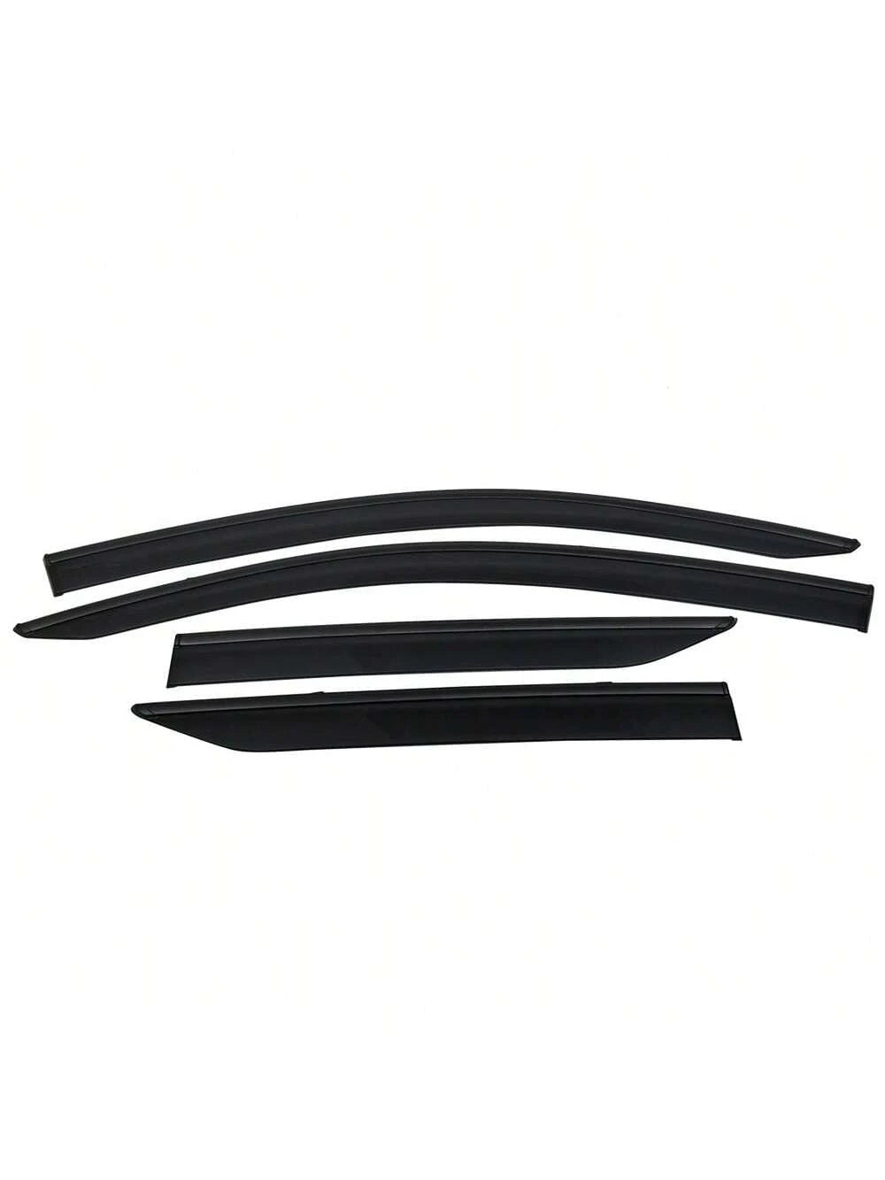 4PCS,Window Visor Compatible With Toyota CHR 2017-2022 Injection Polycarbonate With Black Chrome Trim 4PCS Wind Deflector Rain Guard Shade, 2018 2019 2020- Xmas Gift For Car Enthusiasts
