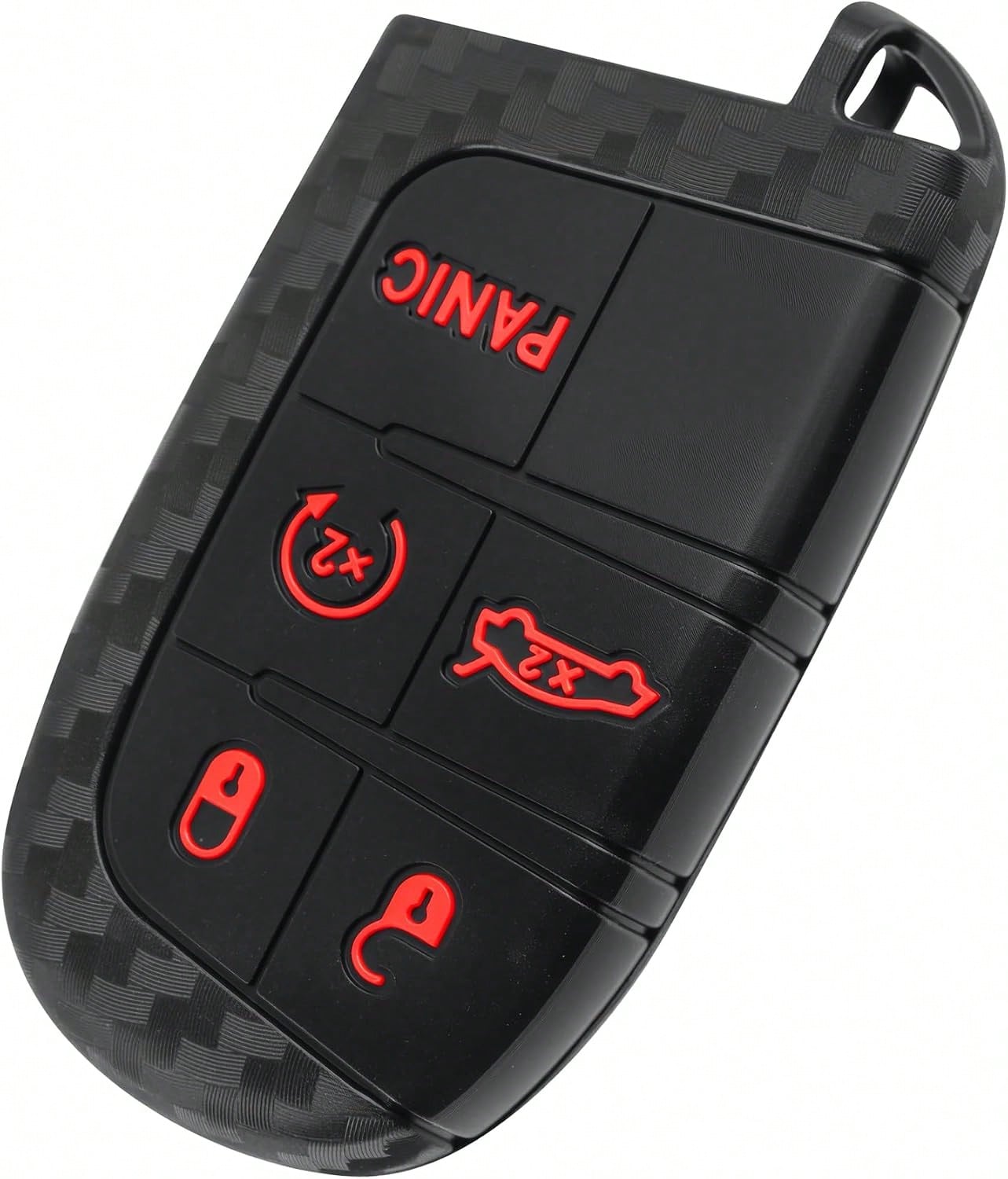 5 Buttons Key Fob Cover,Key Fob Replacement For Protecting Remote Keys,Keys Fob Case Compatible With Jeep Dodge Chrysler (Pink)