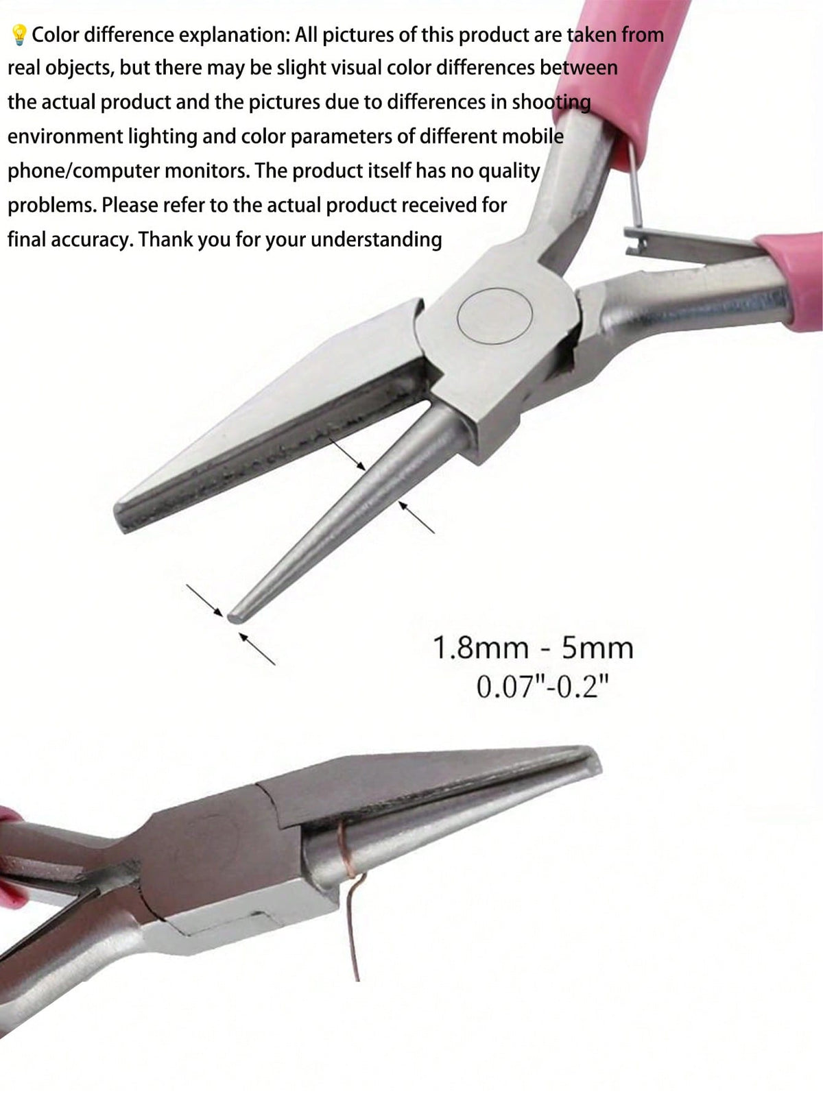 5-Inch Mini Pliers, Suitable For DIY Jewelry Making, Small Pointed Nose Pliers, Coiling Pliers