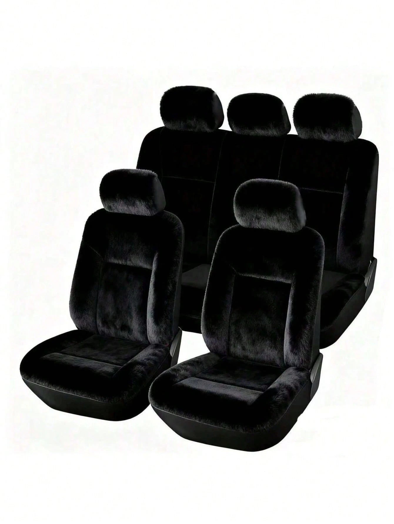 5-Seat Universal Polar Fleece Car Seat Covers