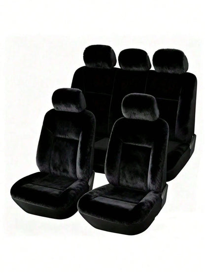 5-Seat Universal Polar Fleece Car Seat Covers