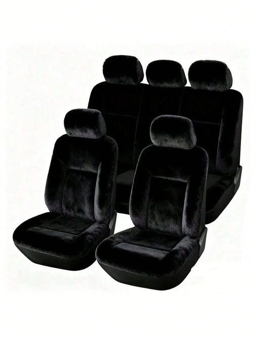 5-Seat Universal Polar Fleece Car Seat Covers